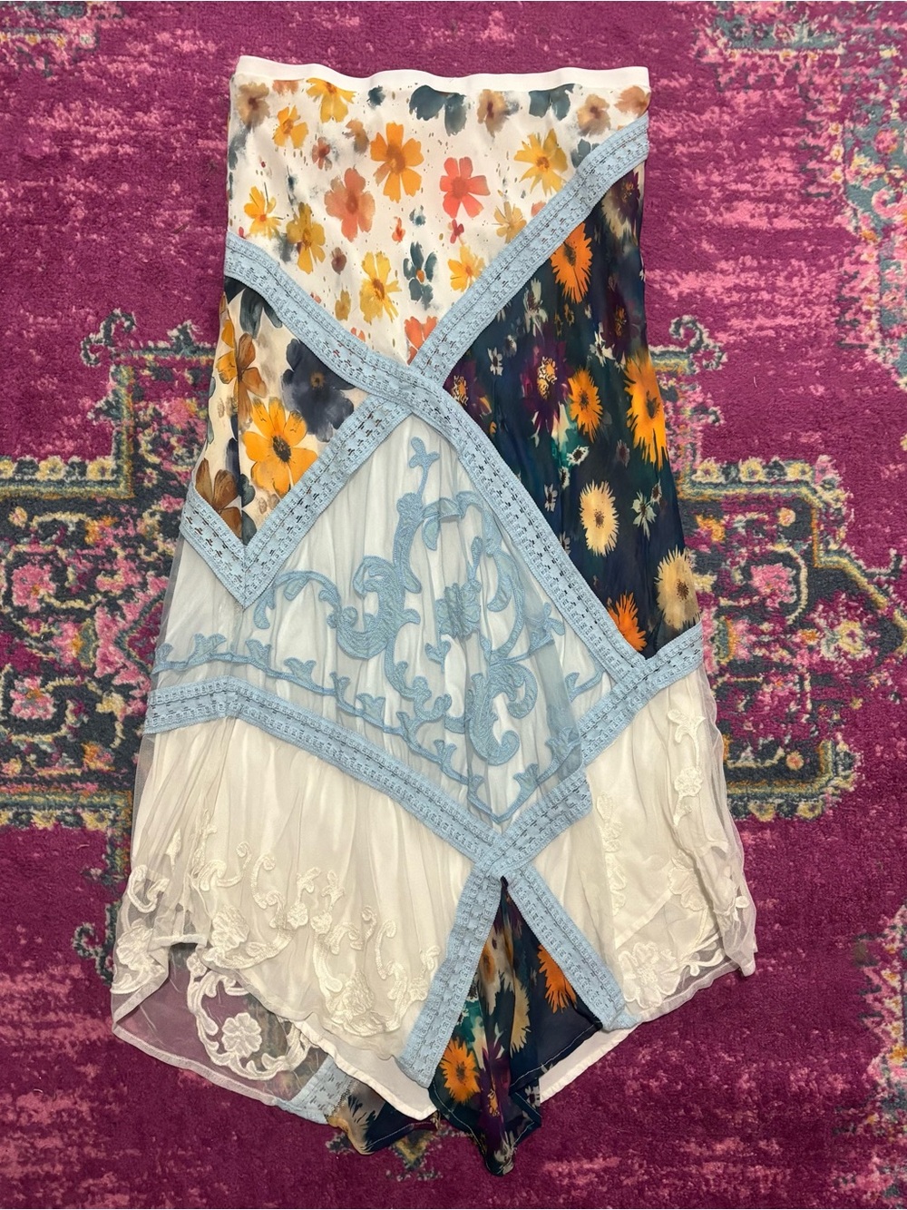 Floral Anthropologie Skirt